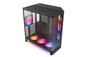 Obudowa komputerowa - NZXT H6 RGB+ (2026) - All Black - Obudowa komputerowa - Miditower - Czarny - CC-H62FB-P1
