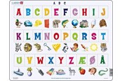 Puzzle - Larsen Puzzles Puzzle Learn the letters (29) - 29 pieces Maxi (36.5x28.5 cm) Podłoga - LS829