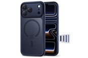 Telefon - Pokrowiec i etui - Tech-Protect Magpeak Magsafe CC Case for iPhone 17 Pro - Navy Matte - 5906302333790