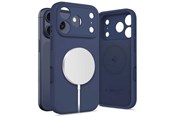 Telefon - Pokrowiec i etui - Tech-Protect Silicone MagSafe Case for iPhone 17 Pro Max - Navy Blue - 5906302333875