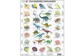 Puzzle - Larsen Puzzles Puzzle Fascinating Dinosaurs - 35 pieces Maxi (36.5x28.5 cm) Podłoga - HL9