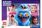 Puzzle - Clementoni K-Pop Demon Hunters Super104 brikker - 27243