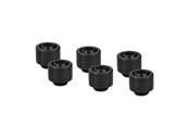 DIY Chłodzenie wodne - Thermal Grizzly DeltaMate Fitting - ST13 Black (6 - TG-DM-FIT-6017