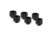 DIY Chłodzenie wodne - Thermal Grizzly DeltaMate Fitting - HT16 Black (6 - TG-DM-FIT-6002