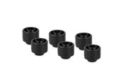 DIY Chłodzenie wodne - Thermal Grizzly DeltaMate Fitting - ST16 Black (6 - TG-DM-FIT-6001