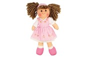 Lalka, mis i akcesoria - Bigjigs Fabric Doll Rose - 28cm - BJD007