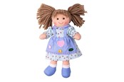 Lalka, mis i akcesoria - Bigjigs Fabric Doll Grace - 28cm - BJD003