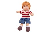 Lalka, mis i akcesoria - Bigjigs Fabric Doll Harry - 28cm - BJD009