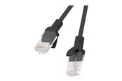 Kabel sieciowy - Lanberg patch cable - black RAL 9004 - Czarny - PCU5-10CC-0100-BK