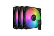 Wentylator obudowy - Cooler Master SickleFlow Edge 120 ARGB 3-Pack Fan Kit - Wentylator obudowy - 120mm - Czarny - MFX-B2DN-253P2-R2