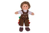Lalka, mis i akcesoria - Bigjigs Fabric Doll Jack - 28cm - BJD045