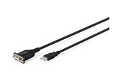 Kabel sieciowy - DIGITUS serial console cable - black - Czarny - DA-70172