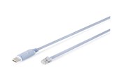 Kabel sieciowy - DIGITUS serial console cable - light blue - Niebieski - DA-70173