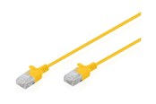 Kabel sieciowy - DIGITUS patch cable - yellow - Żółty - DK-1618-015S-Y