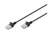 Kabel sieciowy - DIGITUS patch cable - black - Czarny - DK-1618-050S-BL