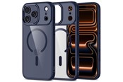 Telefon - Pokrowiec i etui - Tech-Protect MagMat MagSafe Case for iPhone 17 Pro Max - Clear - Navy Blue - 5906302334278