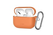 Telefon - Pokrowiec i etui - Tech-Protect  Silicone Hook Case for AirPods Pro - Orange - 5906302334391
