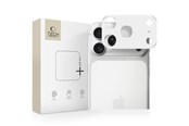 Telefon - szkło ochronne - Tech-Protect Camalloy Fit+ Camera Cover for iPhone 17 Pro Max - Silver - 5906302334582