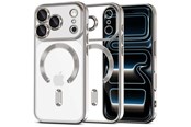 Telefon - Pokrowiec i etui - Tech-Protect MagFlex MagSafe Case for iPhone 17 Pro Max - Clear Silver - 5906302334605