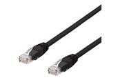 Kabel sieciowy - Deltaco patch cable - 50 m - black - Czarny - 50m - TP-650UV