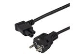 Kabel zasilający (wewnętrzny) - Deltaco - power cable - power CEE 7/7 to IEC 60320 C5 - 2 m - DEL-120-2