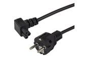 Kabel zasilający (wewnętrzny) - Deltaco - power cable - power CEE 7/7 to IEC 60320 C5 - 2 m - DEL-121-2