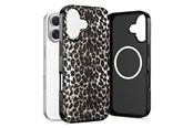 Telefon - Pokrowiec i etui - Tech-Protect Lamano MagSafe Case for iPhone 17 - Black and Brown - 5906302335329