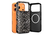 Telefon - Pokrowiec i etui - Tech-Protect  Lamano MagSafe Case for iPhone 17 Pro Max - Black & Brown - 5906302335343