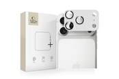 Telefon - szkło ochronne - Tech-Protect Camfull Fit+ Lens Glass for iPhone 17 Pro Max - Silver - 5906302335558