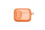 Telefon - Inne akcesoria - AmazingThing Titan Pro Mag Case Clear for AirPods Pro 3 - Orange - APRO3TPOG