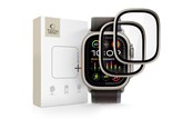 Telefon - szkło ochronne - Tech-Protect 2-pack Tempered Glass for Apple Watch Ultra 49mm - Silver & Black - 5906302335633