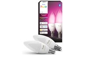 Inteligentny dom - Philips Hue B39 Candle - E14 bulb - White and color ambiance - 2 pack - 929004295302