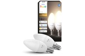 Inteligentny dom - Philips Hue B39 Candle - E14 bulb - White - 2 pack - 929004295902