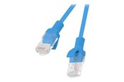 Kabel sieciowy - Lanberg patch cable - blue RAL 5012 - Niebieski - PCU6-10CC-0025-B