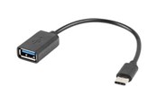 Kabel USB - Lanberg - USB-C adapter - USB-C to USB - 15 cm - AD-OTG-UC-01