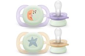 Akcesoria dla niemowląt - Philips Avent Pacifier ultra start Nighttime - SCF075/17