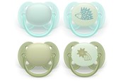 Akcesoria dla niemowląt - Philips Avent Pacifier ultra soft dag og nat - SCF094/09