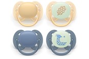 Akcesoria dla niemowląt - Philips Avent Pacifier ultra soft dag og nat - SCF094/10