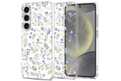 Telefon - Pokrowiec i etui - Tech-Protect FlexAir Case for Samsung Galaxy S25 - Daisies with Leaves - 5906302360444