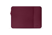 Torba, plecak i pokrowiec na laptopa - Tech-Protect Neoprene Laptop Cover 14" - Burgundy - 5906302360642