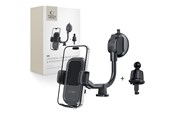 Telefon - Inne akcesoria - Tech-Protect V8 car mount for mounting on dashboard windshield or air vent grille - black - 5906302360918