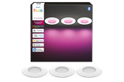 Inteligentny dom - Philips Hue Slim recessed spotlight 90 mm White - 3-pack - 929004291002
