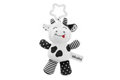 Zabawki dla niemowlat - Akuku Plush hanging toy black/white COW - A0471