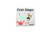 Zabawki dla niemowlat - Akuku Soft bath book with squeaker FIRST STEPS - A0477