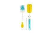 Akcesoria dla niemowlat - Akuku Bottle straw and pipe brush set BLUE - A0410