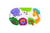 Akcesoria dla niemowlat - Akuku Non-slip bath mat 69x39 cm - A0655