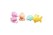 Akcesoria dla niemowlat - Akuku silicone bath toys with a detachable bottom (4pcs) - A0711