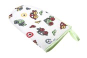 Akcesoria dla niemowlat - Akuku Washing glove terry with PU sponge CARS - A1143