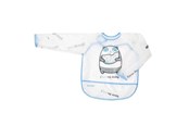 Akcesoria dla niemowlat - Akuku Baby long-sleeved apron with velcro closure - A0517