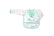 Akcesoria dla niemowlat - Akuku Baby long-sleeved apron with velcro closure - A0518